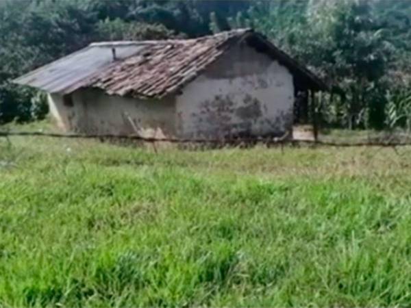 En la imagen se muestra la vivienda en la que habitaban los dos familiares.