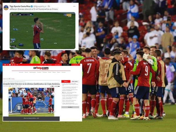 ”Papá a la Copa América”: Prensa tica destaca triunfo de Costa Rica sobre Honduras