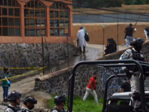 En imagen se muestra el lugar donde ocurrió el enfrentamiento entre los dos hondureños y los agentes.