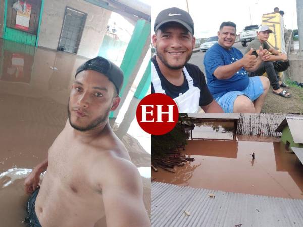 Jean Marie Gómez, portero del Villanueva FC de la Liga de Ascenso, perdió todos sus objetos personales luego de las inundaciones en el Valle de Sula.