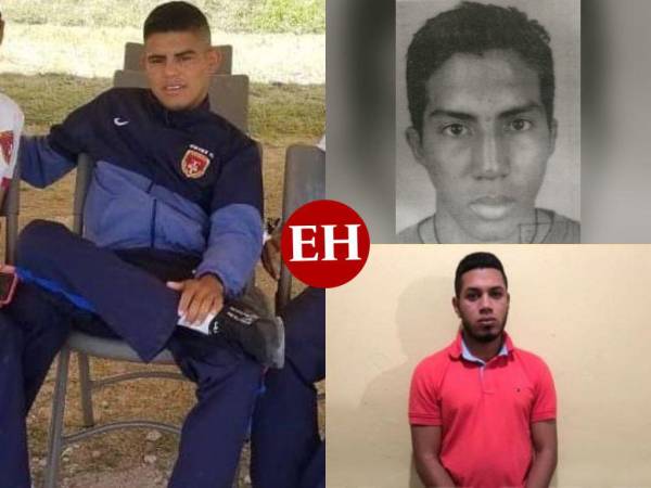 Tres de los detenidos por orden de fotografía: Orlin Antonio Ortez, Janssen Francisco Velásquez Cabrera y Daniel Esaú Torres Mendoza.