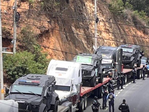 Las cuatro Black Mamba Sandcat fueron entregadas en el sector de El Durazno en Francisco Morazán.