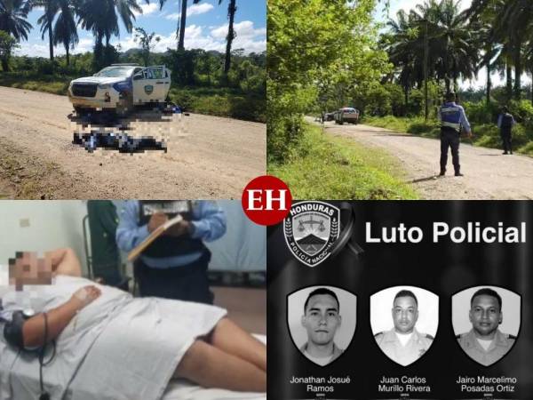 La población hondureña se vio conmocionada la tarde de este domingo luego de reportarse la masacre de tres agentes policiales en el municipio de Trujillo, Colón. A continuación todo lo que sabe del violento crimen que dejó enlutada a sus familias y a la Policía Nacional.