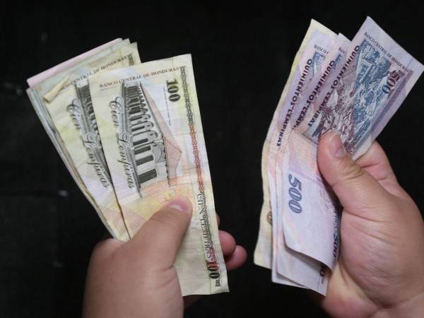 Los billetes de denominaciones de 100 y 500 lempiras tendrán nuevas medidas de seguridad.