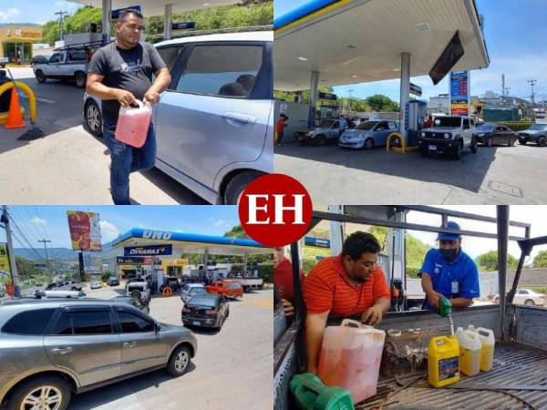 Desabastecidas se han reportado algunas gasolineras de Honduras tras el paro de labores de los transportistas de carga pesada durante tres días, obstaculizando el paso de las cisternas encargadas de proveer combustibles a las terminales, la situación ha desatado el caos entre los hondureños, quienes protagonizan interminables filas para conseguir un poco de gasolina. Aquí las imágenes.