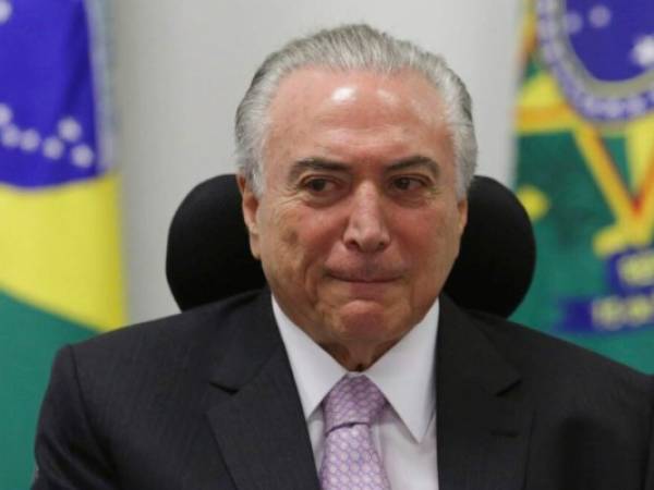 La inmunidad de Michel Temer se terminó cuando dejó el cargo el 1 de enero de 2011. FOTO: AP