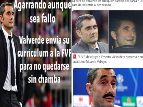 Los seguidores del FC Barcelona mostraron su satisfacción casi generalizada al enterarse que el entrenador de 55 años había sido despedido del banquillo... ¡Aquí los mejores memes!