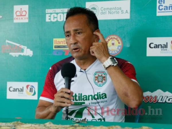 Jorge Pineda criticó la situación de los balones en los partidos de Motagua. Foto: EL HERALDO