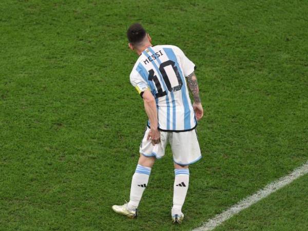 Messi fue elegido como el jugador más valioso del partido por su actuación ante Croacia.