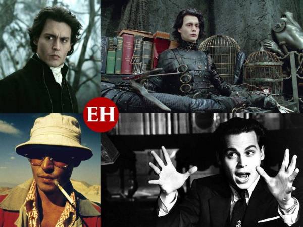 El hollywoodense Johnny Depp se convirtió en todo un ícono de los 90, llegando a conseguir tres nominaciones al Oscar por sus papeles en películas como Sweeney Todd (donde interpreta a un barbero asesino), Finding Neverland y la primera película de la saga de Piratas del Caribe.