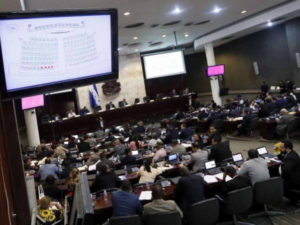 Imagen de archivo tomada durante una sesión del Congreso Nacional.