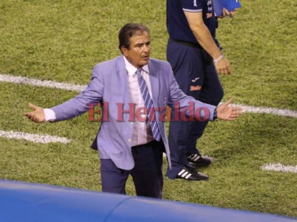 Jorge Luis Pinto, entrenador de la Selección de Honduras. (Foto: Ronal Aceituno / Grupo Opsa)