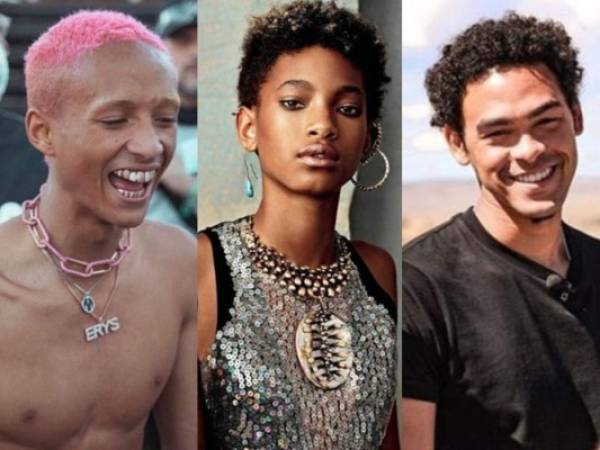 Jaden, Willow, Trey Smith han estado en el ojo del huracán más de alguna vez, ya sea por sus extravagantes atuendos, apariencia o por alguna acción. Estos son los tres hijos de Will Smith. Foto: Instagram