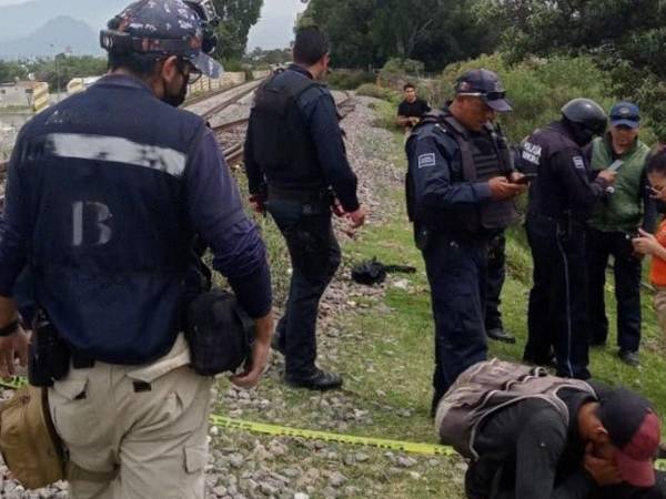 La escena donde quedó el cuerpo del compatriota luego del fatal accidente en Tabasco, México.