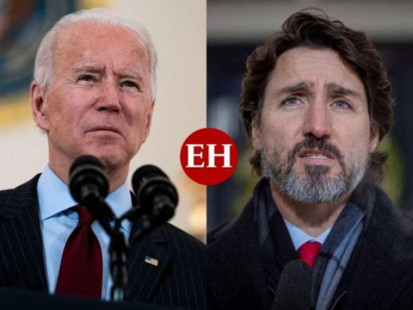 Biden y Trudeau abordarán varias prioridades mutuas, incluida la lucha contra el cambio climático, la aceleración de la economía de América del Norte, el Ártico y las amenazas a la democracia en Birmania y Venezuela. Fotos: AFP