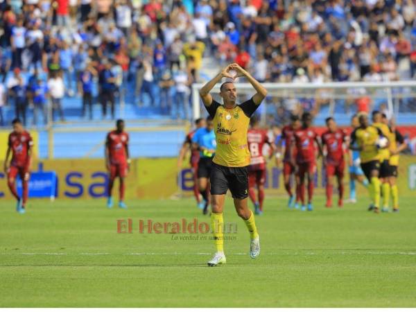 Devron García pudo anotar en la final ante Motagua.