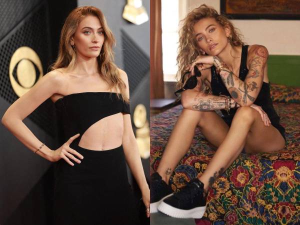 Paris Jackson, la hija del rey del pop, fue tendencia durante la noche de los Grammy 2024 luego de su paso por la alfombra roja. Y es que la joven decidió cubrir sus 80 tatuajes y confesó cómo logró hacerlo.