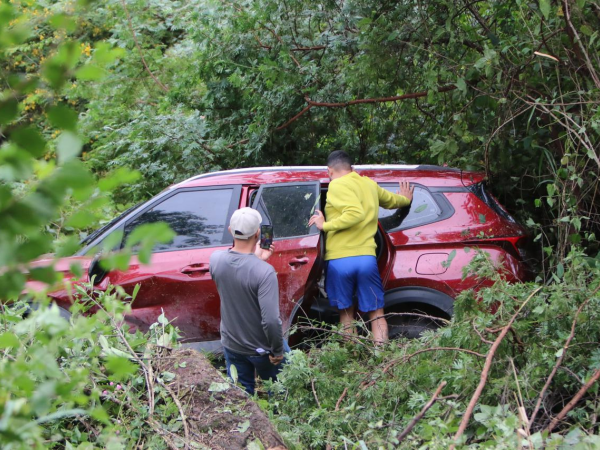 En imagen se muestra el lugar donde ocurrió el lamentable accidente donde perdió la vida el menor.