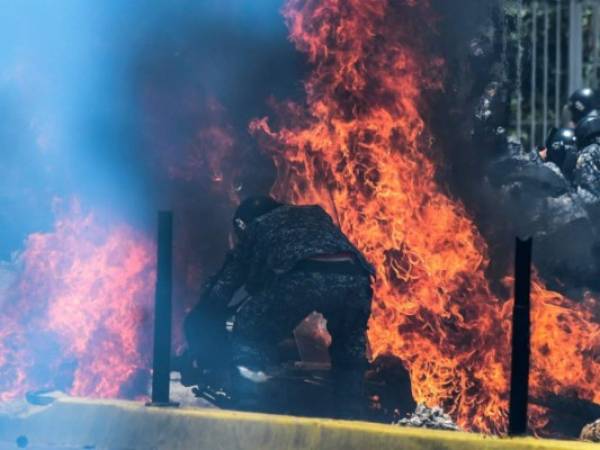 Las protestas se agudizan en Venezuela. Foto AFP