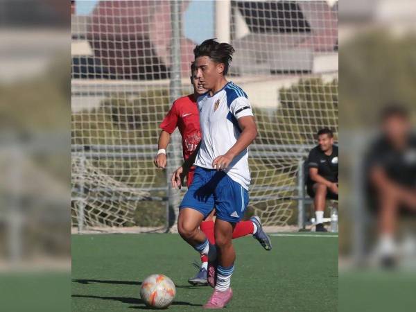 El joven de 19 años tiene bien claros sus sueños de convertirse en un gran futbolista.