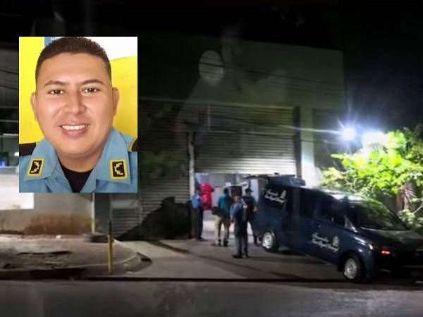 El policía murió asesinado frente a su casa de habitación en la ciudad de Danlí, departamento de El Paraíso.