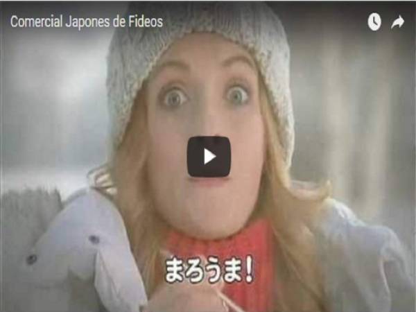 Este es un divertido comercial de Nissin Cup Noodles.