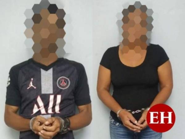 Los detenidos corresponden a un un sujeto de 38 años, originario de Cortés y su pareja sentimental de 43 años, originaria de Lempira.