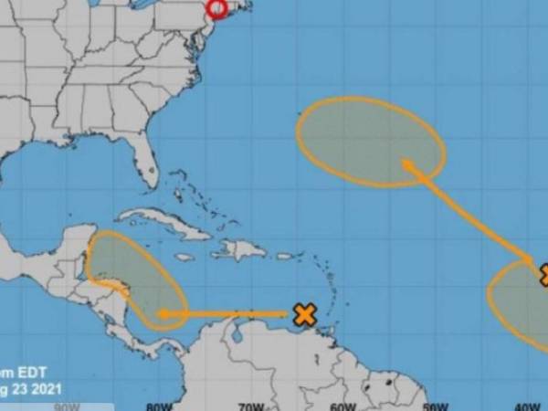 La zona Norte y Oriente de Honduras se verían afectados con las lluvias.