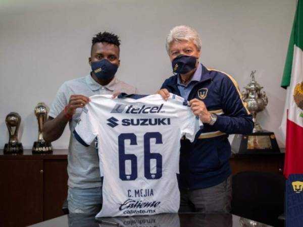 En el contrato firmado por Mejía se especifica que si el jugador tiene un buen rendimiento puede pasar a formar parte de los Pumas de la UNAM en la Liga MX. Foto: Twitter Pumas MX