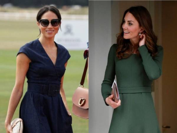 Meghan, la duquesa de Sussex y Kate, la duquesa de Cambridge continúan marcando tendencias. Foto: AP.