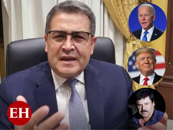 Biden, Trump y “El Chapo” se encuentran en la lista de personas a testificar por parte de la defensa del expresidente Hernández.