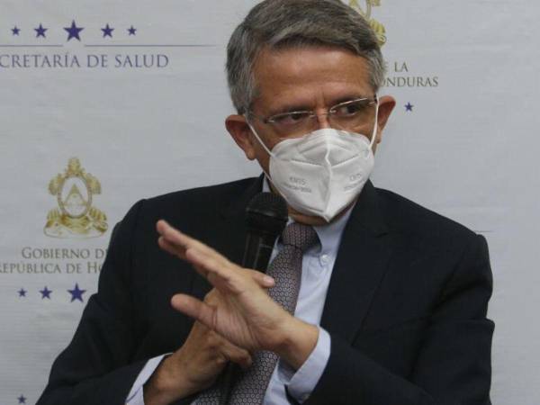 El ministro de la Secretaría de Salud (Sesal), José Manuel Matheu.