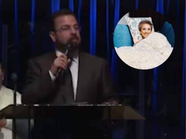 El pastor German Ponce durante el culto realizado en la iglesia Ebenezer el pasado martes 26 de marzo.