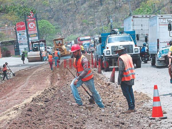 De 805 millones de lempiras aprobados en inversión en carreteras, lo ejecutado apenas es del 8%, o sea, 72.5 millones.