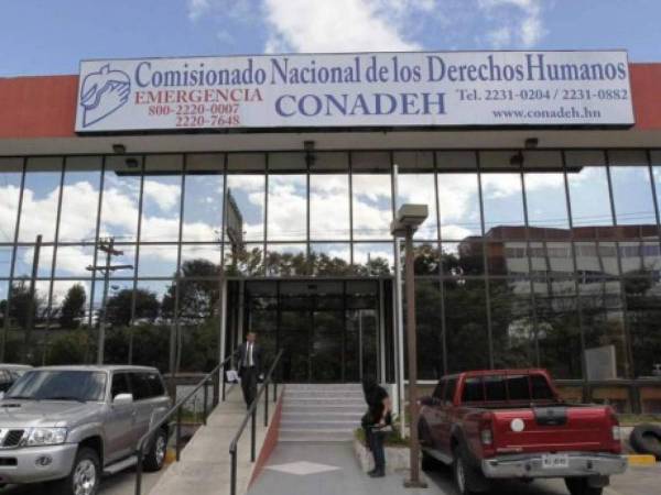 Fachada del Comisionado Nacional de Derechos Humanos (Conadeh).