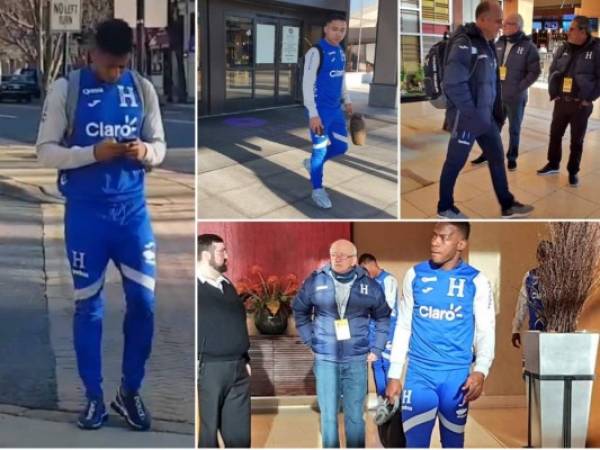 Los jugadores de la Selección de Honduras viajaron muy temprano hacia el estadio Red Bull Arena para jugar contra Ecuador. Fotos: @Fenafuthorg en Twitter