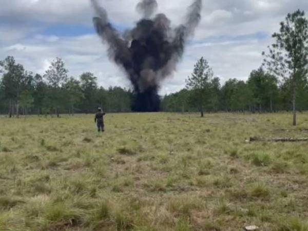 A inicios del corriente mes, esta institución destruyó nueve narcopistas en Olancho.