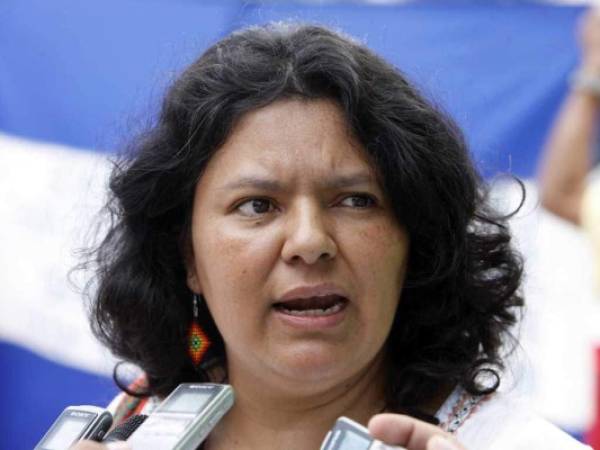 Imagen en vida de Berta Cáceres (Foto: EL HERALDO)