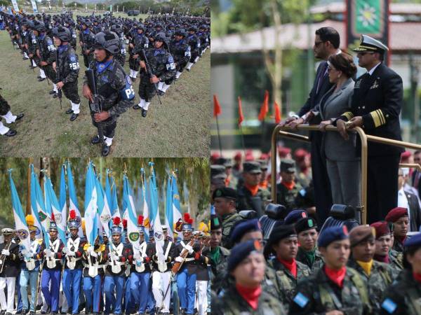 Xiomara Castro, Comandante General de las Fuerzas Armadas y presidenta de Honduras, encabezó este martes 3 de octubre los actos conmemorativos por el Día del Soldado hondureño en el marco del natalicio del general Francisco Morazán.