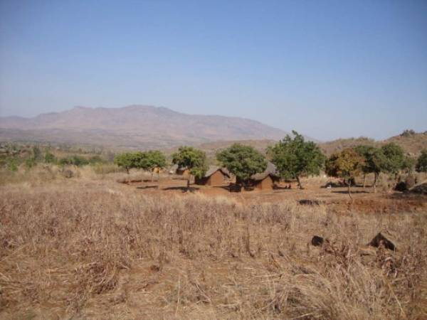 Zona rural de Malawi. Me recuerda los indescriptibles tonos castaños, de singular paleta, del sur de Honduras en el verano.