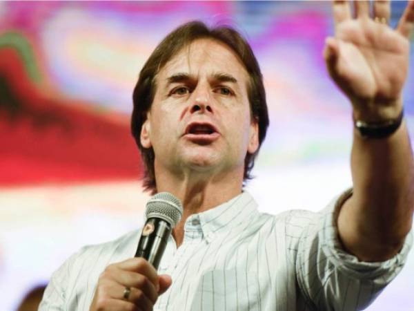 Luis Lacalle Pou, presidente electo de Uruguay. Foto AFP