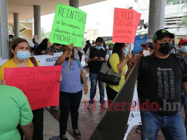 Más de diez mil maestros Proheco a nivel nacional son los perjudicados por la demora de los nombramientos de plazas y pagos de salario.