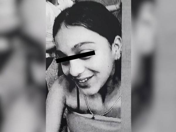 Foto de Bryana Julieth Sarmiento Cruz (12), la menenor fue encontrada en el kilómetro 25 de la carretera que conduce de Tegucigalpa hacia el norte del país.