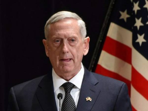 Jim Mattis, secretario de Defensa estadounidense, viajó a Singapur. Foto: Agencia AFP