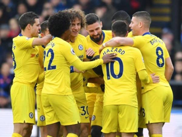 El rocoso centrocampista francés N'Golo Kanté marcó el único gol de los 'Blues'. Foto:AFP