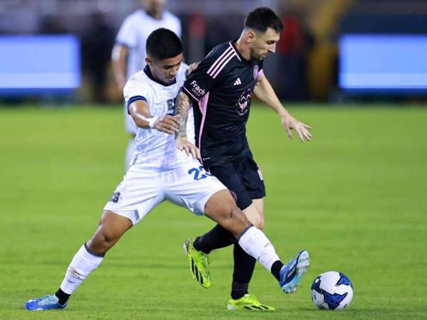 Messi solo jugó los primeros 45 minutos con el Inter Miami.