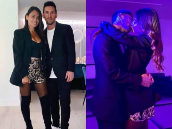 Antonela Rocuzzo y Lionel Messi se mostraron muy románticos para recibir el 2021. Fotos: Instagram