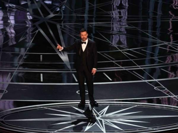 Inicia la 89a edición de los Óscar con Jimmy Kimmel. Foto AFP