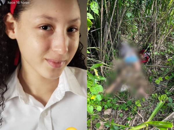 El cuerpo de Madelin Zavala, una joven de 18 años, que tenía cuatro meses de embarazo, fue descubierto en un solar baldío en el barrio El Faro de Puerto Cortés, Cortés, zona norte de Honduras.