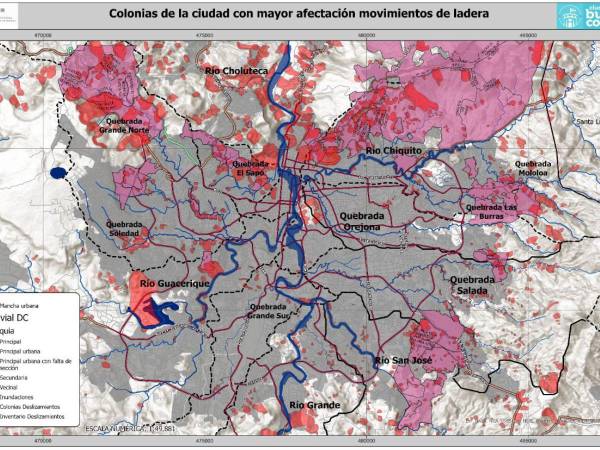 Los pobladores de las zonas de alto riesgo deben estar alertas.